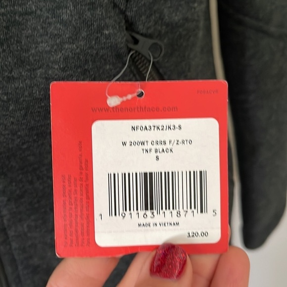 (NWT) The North Face Women’s 200WT Full-Zip Knit Parka Jacket, Small - Picture 10 of 17